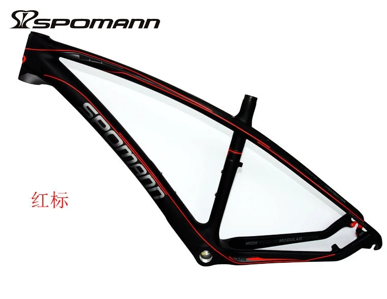 Best Newest SPOMANN 27.5*15.5/17.5/19.5" inch Mountain bicycle matte UD full carbon fibre bike carbon frame 27.5er MTB parts headsets 0 Best Newest SPOMANN 27.5*15.5/17.5/19.5" inch Mountain bicycle matte UD full carbon fibre bike carbon frame 27.5er MTB parts headsets 0