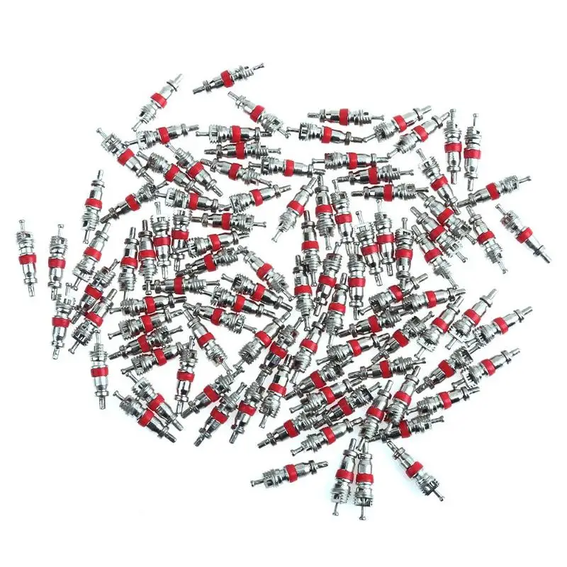 

VODOOL 100pcs/set Car Motorcycle Bicycle Tyre Tire Valve Stem Cores for Schrader Valve Car Styling Accessories High Quality