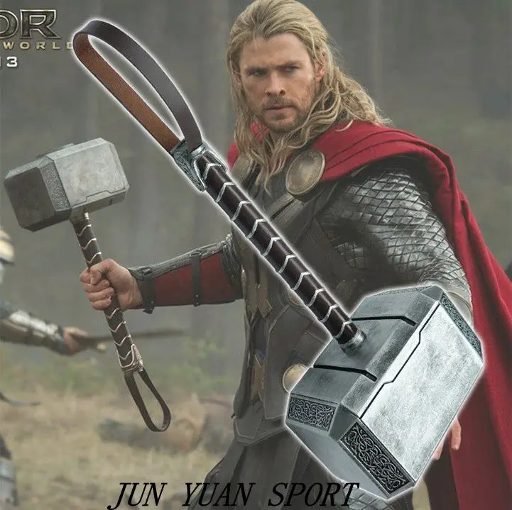 

Hot![Resinl Made] 1:1 Scale THE Avengers Thor Hammer Mjolnir 1/1 Replica Thor Custom Cosplay Hammerr,Free shipping!