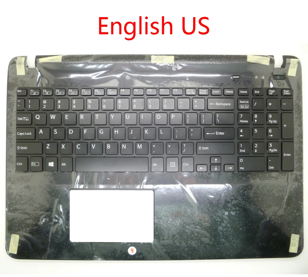 Подставка для ноутбука и клавиатура для SONY для VAIO SVF152 серии Английский США FR Французский Arabia AR Таиланд TI черный тачпад верхний чехол