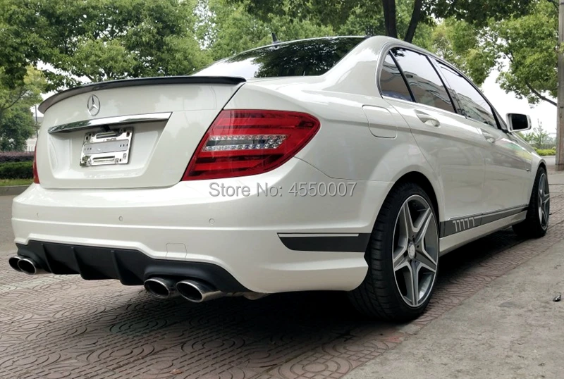 Для w204 mercedes benz Спойлер ABS Материал автомобиля заднее крыло спойлер для w204 mercedes benz C180 C200 C260 спойлер 2010