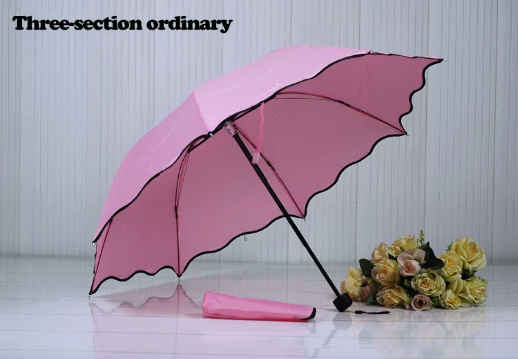 Женский Зонт от дождя,, водонепроницаемый, полиэстер, Paraguas, 4 складных зонта, Женский Зонт от дождя, 92 см, для путешествий на открытом воздухе