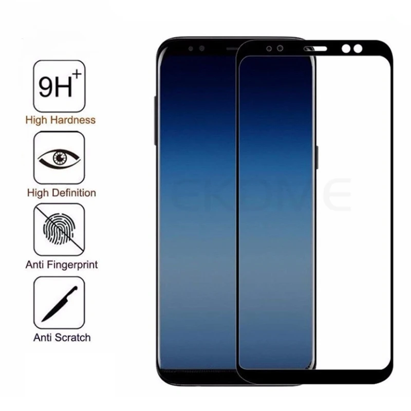 

Tempered Glass Full Cover For Samsung Galaxy A9 2018 A9S A8 A9 Star Lite Screen Protector Film For Samsung A6 A8 Plus A7 2018