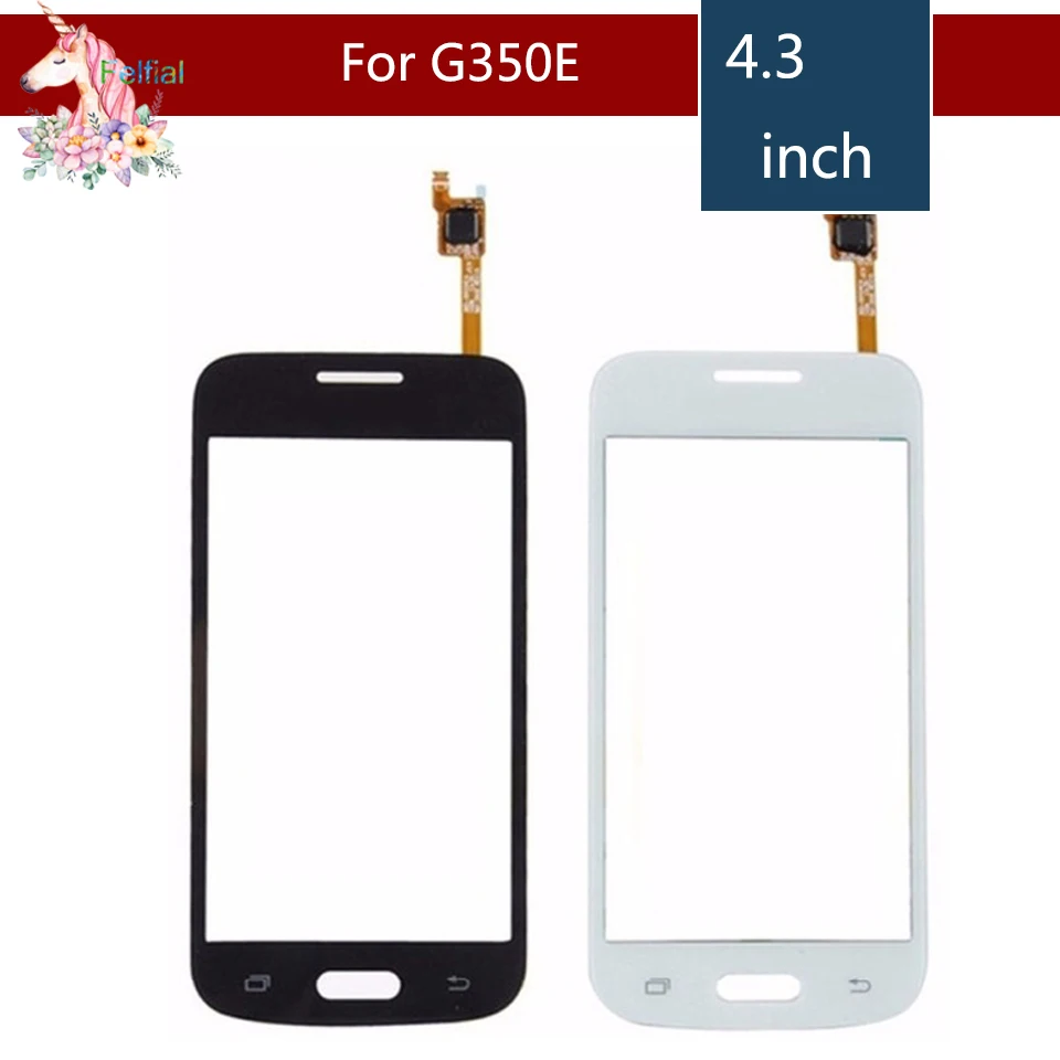 Для Samsung Galaxy DUOS star advance G350E SM-G350E сенсорный экран дигитайзер сенсор внешнее стекло