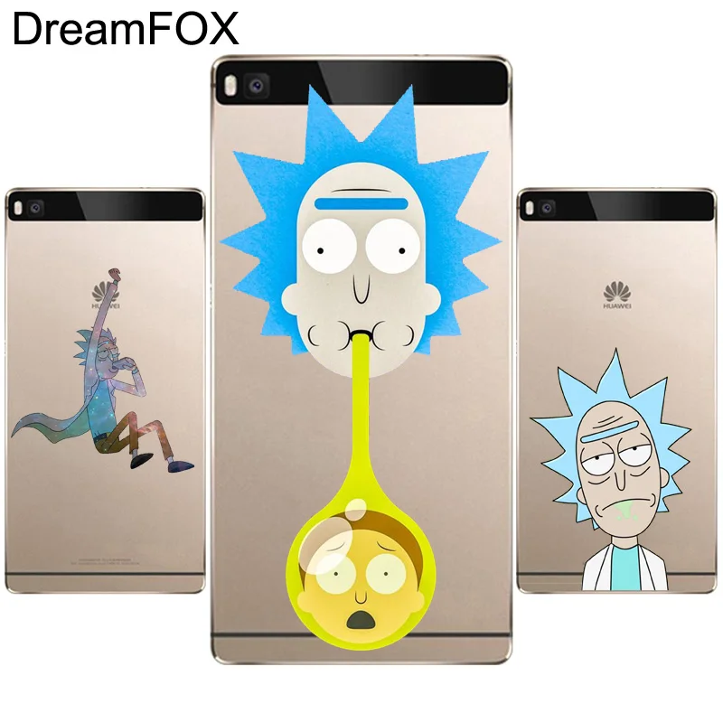 

DREAMFOX L082 Rick And Morty Soft TPU Silicone Case Cover For Huawei P8 P9 P10 Lite Plus 2017 Honor 8 Lite Pro 9 6X