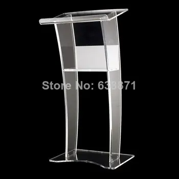 شراءالشحن المجاني واضح التصميم الحديث مخصص الاكريليك منبر
