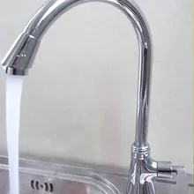 Дешевая керамика клапан белый хромированный Блестящий инновационный термостатический высокий кухонный латунный кран для раковины кран