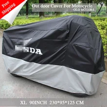 New Motorcycle Cover 4 Size Water Proof Motorcycle Black Un Sliver Down with Logo 210t Material Motocycle