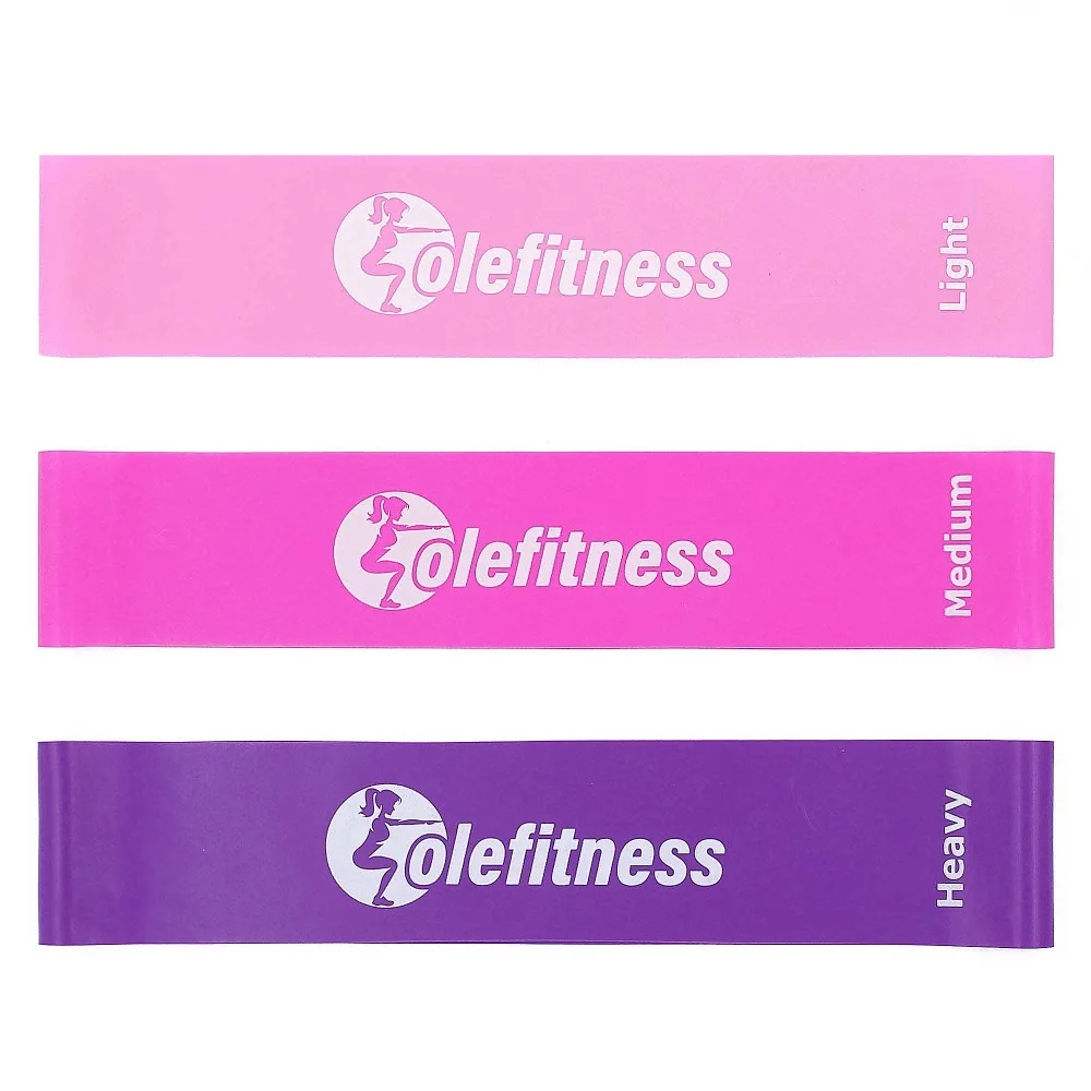 

10-12'' Yoga Resistance Bands for Women Exercise Fitness Rubber Loops Squat Thigh Booty Bands for Home and Gym Workouts Training