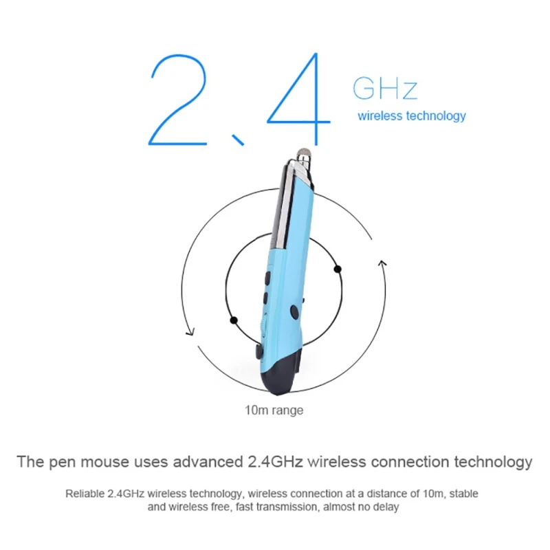 Портативная лазерная ручка PPT мышь USB 2,4G Беспроводная компьютерная оптическая мышь 1600 dpi карандаш эргономичный Mause для ПК ноутбука Настольный