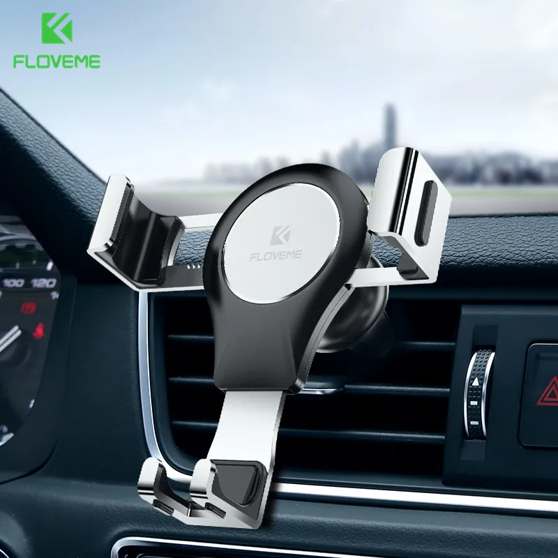 

FLOVEME Car Phone Holder For iPhone XS Max XR XS X 6 7 8 Phone Holder Stand For Phone in Car For Samsung Huawei Xiaomi Universal
