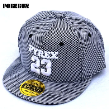 

2018 Pyrex 23 Letter Embroidery Kids Summer Hats Hip Hop Baby Baseball Hat Children Snapback Caps Boys Sun Hat Cotton Caps Girls