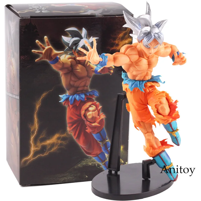 Dragon Ball Z Sliver Hair Son Goku Ultra Instinct PVC Figure ultra goku