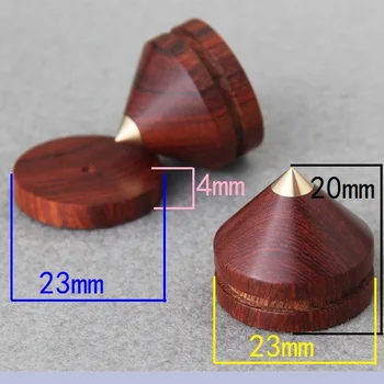 

HI-FI DIY LIVE M23*20 Floor Foot Nail 4 Sets or 4 PCS speakers Stand Feet Foot Pad Rosewood Wooden loudspeaker box Spikes Cone