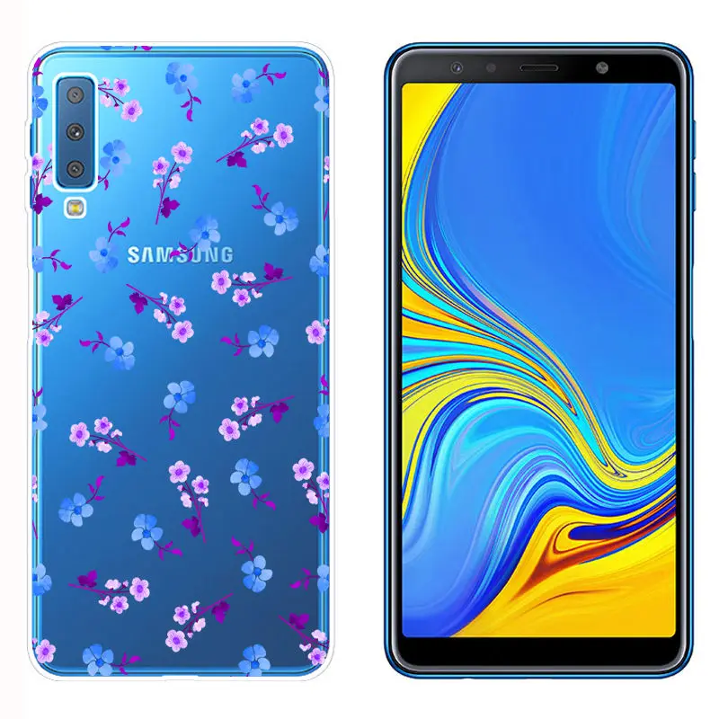 Soft TPU Fundas for Samsung A750 Smart Back Phone Cover for A6 A8 Plus 2018 Galaxy A9 2018 Clear Silicone Case for A520 A7 2018 (11)