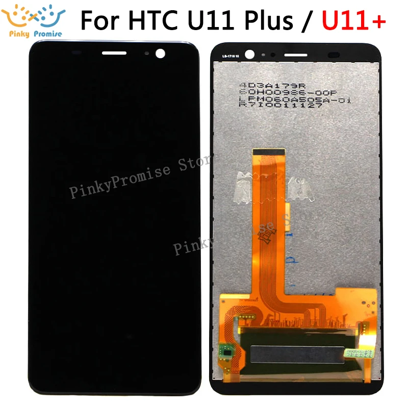 

For 6.0" HTC U11 Plus LCD Display Touch Screen Digitizer Panel Assembly Replacement Parts For HTC U11 Plus 2Q4D200 LCD+frame