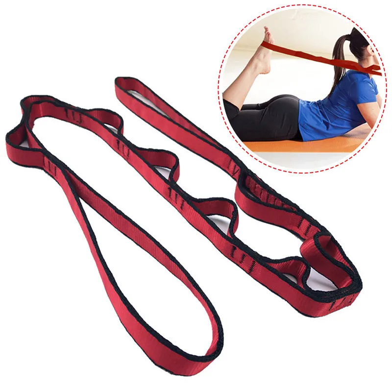 Sport Unisex Multi use Gym Fitness Yoga Training Belt Exercise Stretch