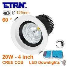 Прямые продажи с фабрики лампа 4-дюймовый высокого качества Высокое качество коррелированный светильник высокой яркости с высоким уровнем цвета светодиодный потолочный светильник