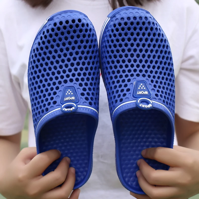 

Men Shoes Unisex Summer Hollow Slippers Fashion Outdoor Breathable Casual Couple Beach Sandal Flip Flops Shoes Beach Slippers