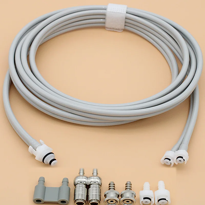 

877235 NIBP blood pressure cuff air hose and connector for GE-Datex Ohmed AS/3 CS/3 S/5 monitor,TPU extension dual tube