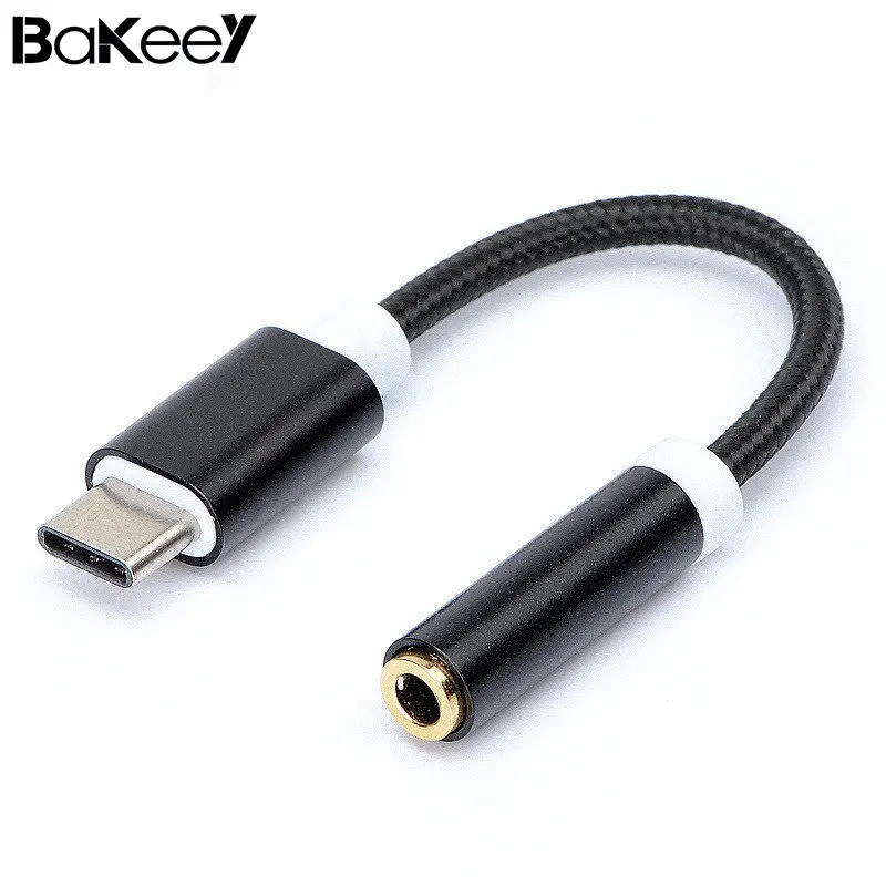 Bakeey USB 3,1 Type-C USB-C штекер 3,5 мм AUX аудио Женский Джек адаптер для Letv 2 2pro max2 letv2 гарнитура Splitter адаптер