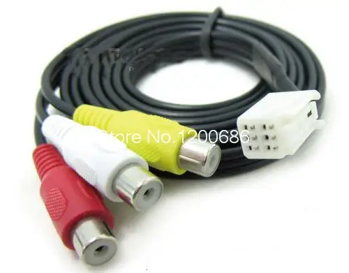 6Pin A V разъем RCA мама AV кабель для Toyota Модели с 6 контактами разъемы|harness|harness cableharness