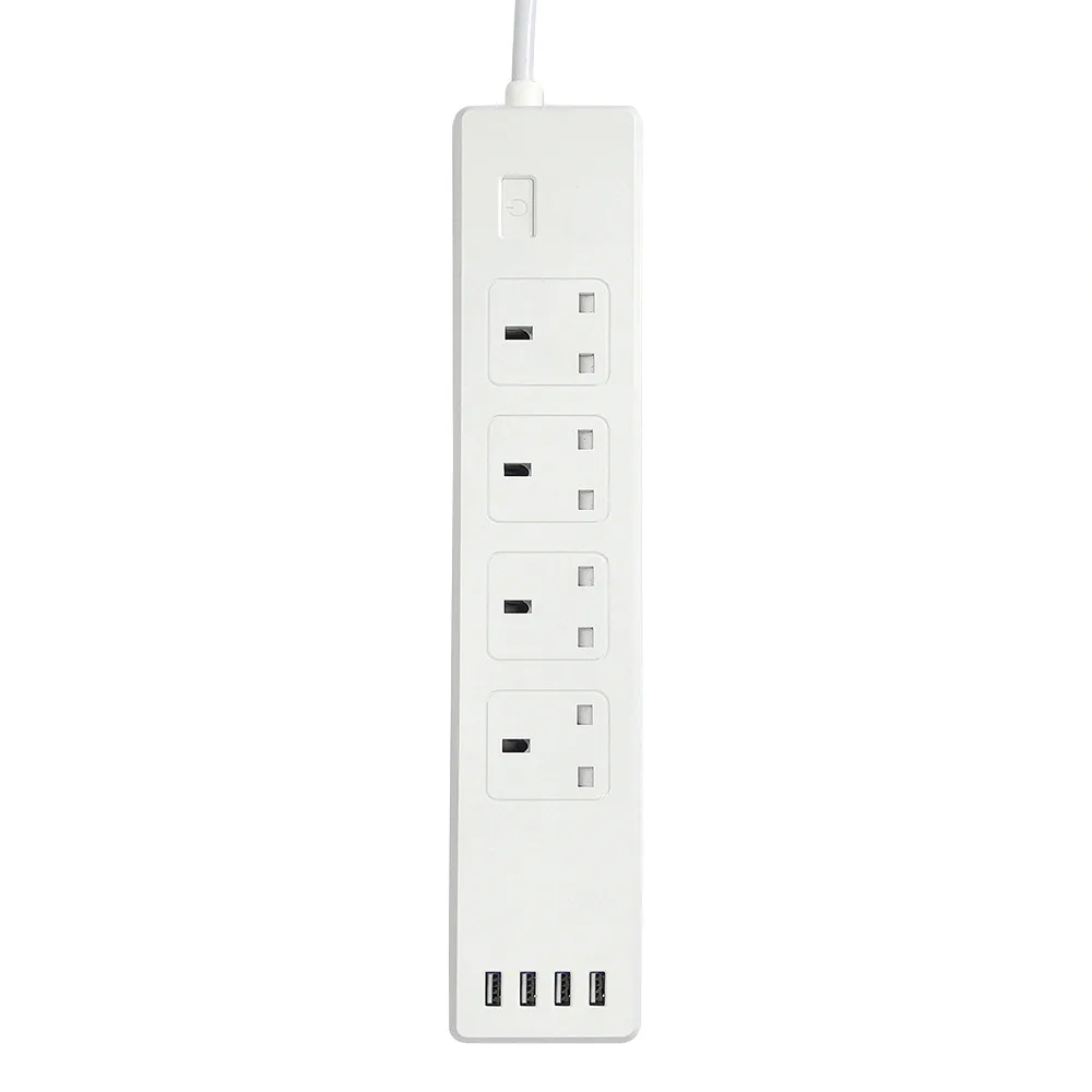 WiFi Smart Power Strip,AOFO Surge Protector Multi-Socket with 4 Sockets 4 USB Port, Alexa Echo/Smart Home Control Switch Time