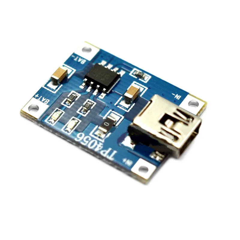 Mini Port Micro USB Charging Board Full Charged LED 18650 TP4056 1A Lithium Battery Charger Module For 5V Bluetooth Amp Module