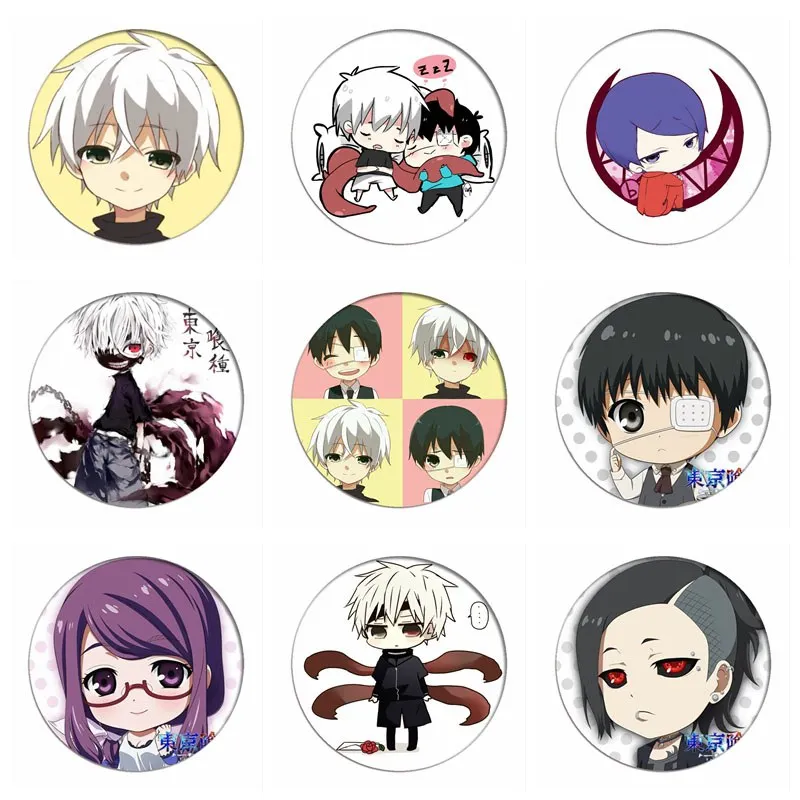 Tokyo Ghoul Button Pins 