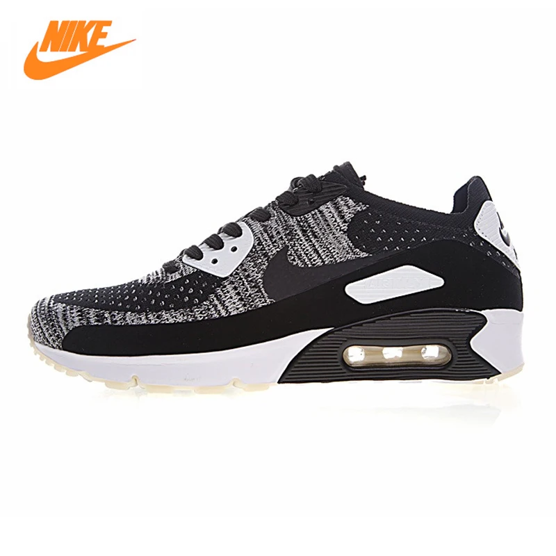 

Nike Air Max 90 Ultra 2.0 Flyknit Men's Running Shoes, Army Green/Dark Grey, Breathable, Non-Slip 875943-001 875943-300