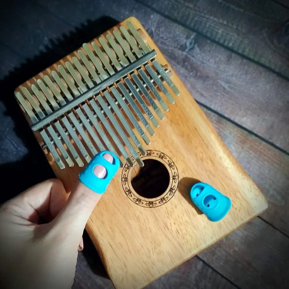 17 клавиш на палец Kalimba Mbira Sanza большой пианино карманный размер поддержка сумка