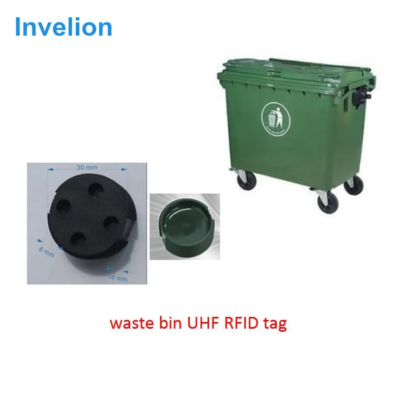 ContactlessRFIDWasteBinTagforIndustrialtrackingiso180006c