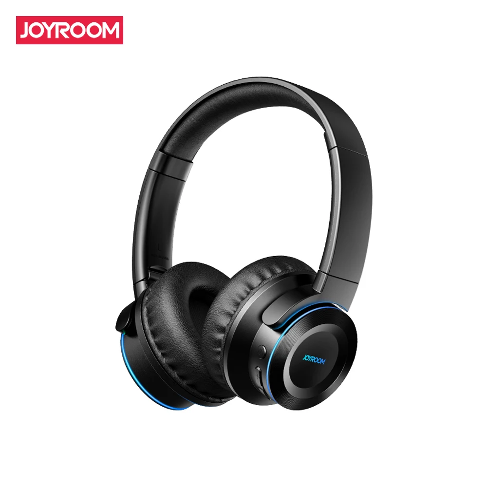 

JOYROOM Bluetooth 5.0 Wireless Headphone Stereo Sound CVC Noise Reducation Headset Touch Control Stereo 7 Colour Breathing Light