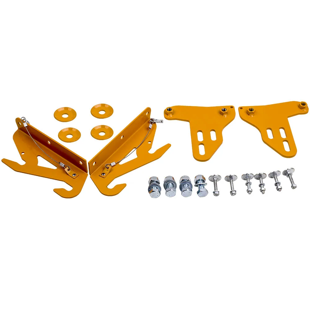 

For Honda Civic 1992-2000 Front Bumper Wind Splitter Support Bracket w/ Bolts