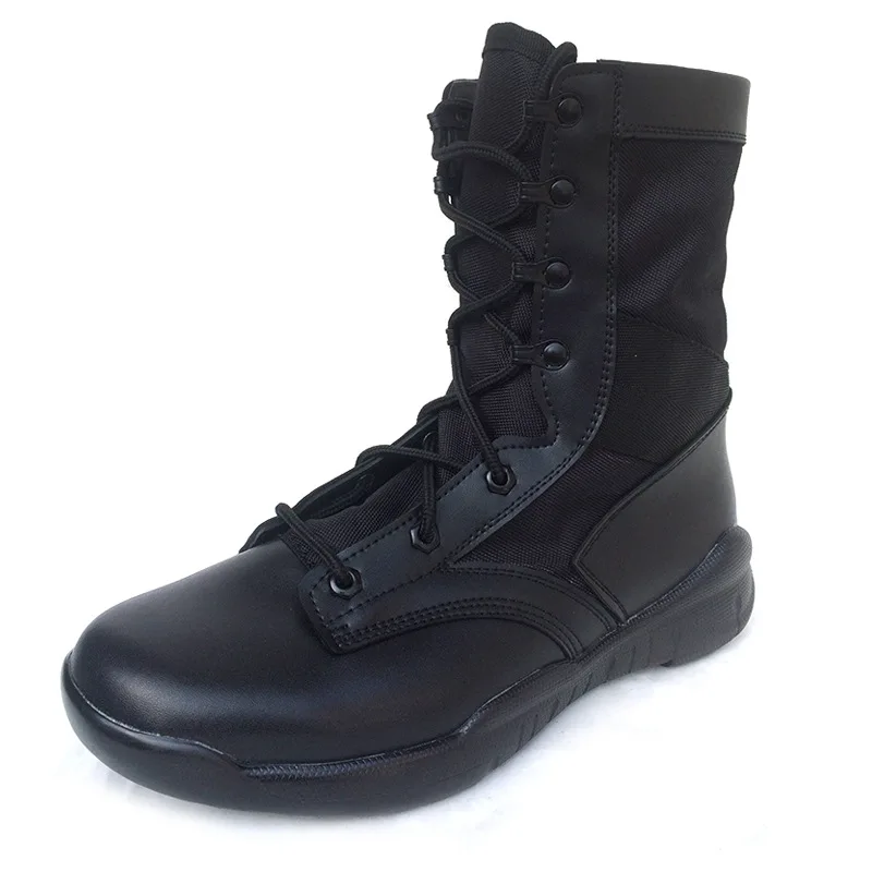 Men's Waterproof Tactical Boots Military Boots Breathable Lightweight Combat Boots Male High top