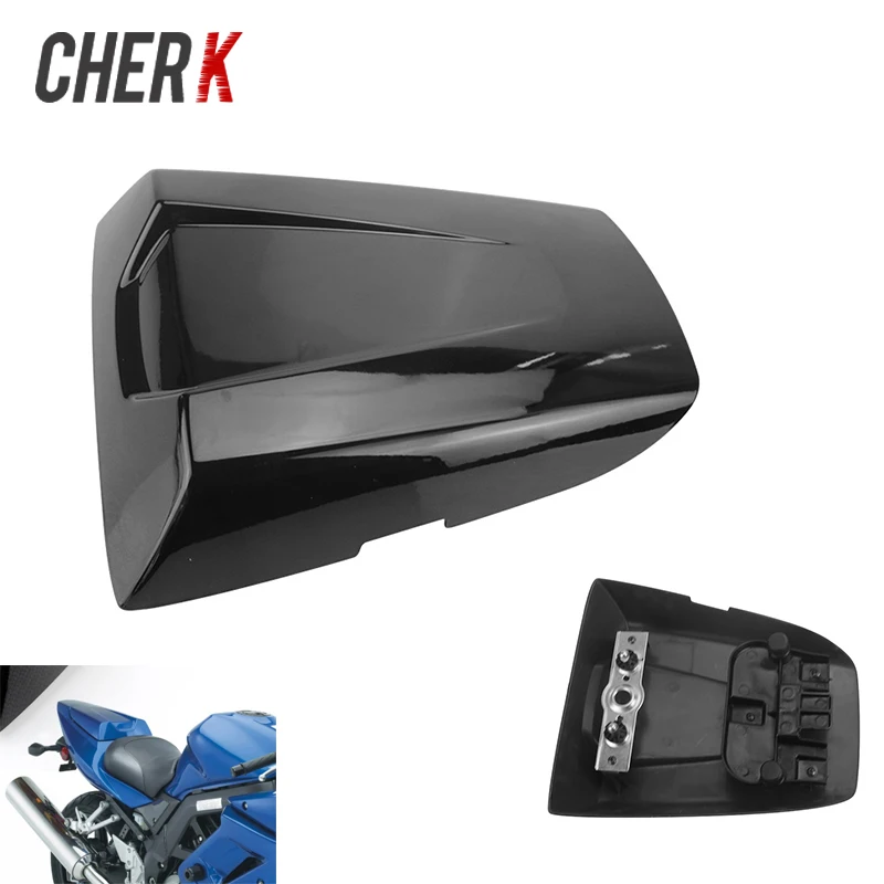 Cherk Motorcycle Black Plastic Seat Cover Cowl Solo Seat Cowl Rear For