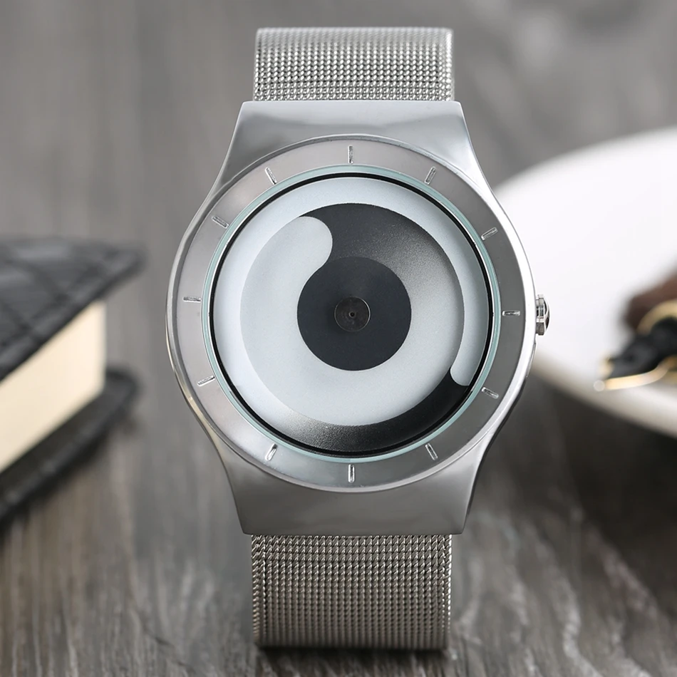 Men Creative Watches Vortex Dial Colorful Design New Arrival Quartz Wrist Watch Men Women Christmas Gift Watch Xmas Clock Relos (42)