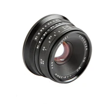 Черный/Щепка 25 мм F/1.8 HD MC Ручная Фокусировка Объектива для Sony E NEX Горе Камеры A7 A7R A7S A7RII A7SII A6300 A6000 NEX-7