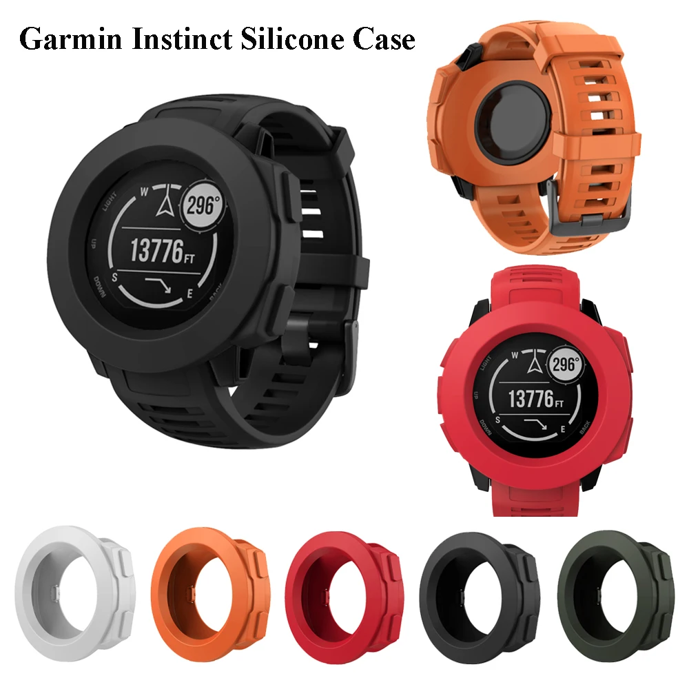 

JKER Silicone Protector Case Protective Case Cover For Garmin Instinct Sports Watch