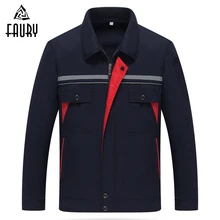 Мастерская одежда унисекс ремонт машины Авто Ремонт с длинными рукавами из двух частей Инженерная форма сервис Лоскутная куртка