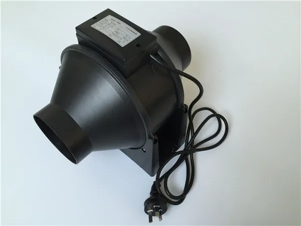 

4" Extractor Inline Duct Fan Ventilation System Hydroponic Air Blower Heat Air Conditioning Vent Mixed Flow Exhaust (100 mm Dia)