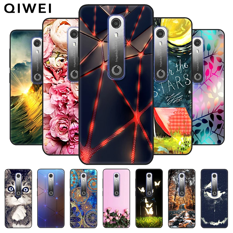 

For Vodafone Smart N10 Case 5.67'' Black Bumper Soft Silicone Cover For Vodafone N10 N 10 SmartN10 Phone Back Cases Fundas Capa