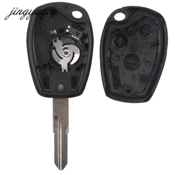 Keyforkess 10pcs 3 Tasto del Telecomando Chiave di VAC102 Borsette per Renault Duster Logan Fluence Clio Sandeo Master Vivaro Megane Fob caso - Jingyuqin 10pcs 3 Tasto del Telecomando Chiave di VAC102 Borsette per Renault Duster Logan Fluence