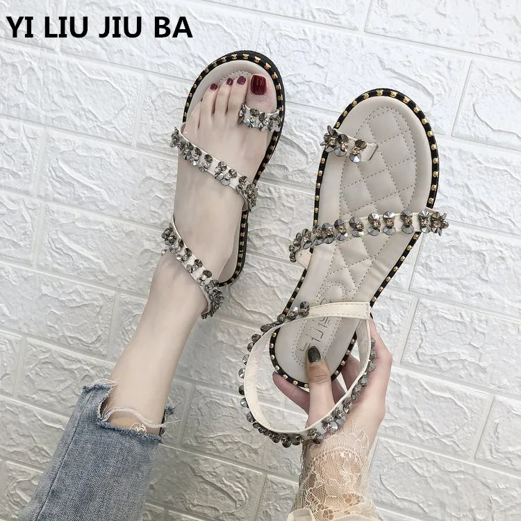

new Summer Casual Sandals Women flats shoes Casual Open Toe Gladiator women Sandals Female Rome Sandals shoes mujer zapatos *050
