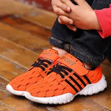 New Sports running shoes relaxed and comfortable breathable lightweight male and female children children shoes Net cloth shoes