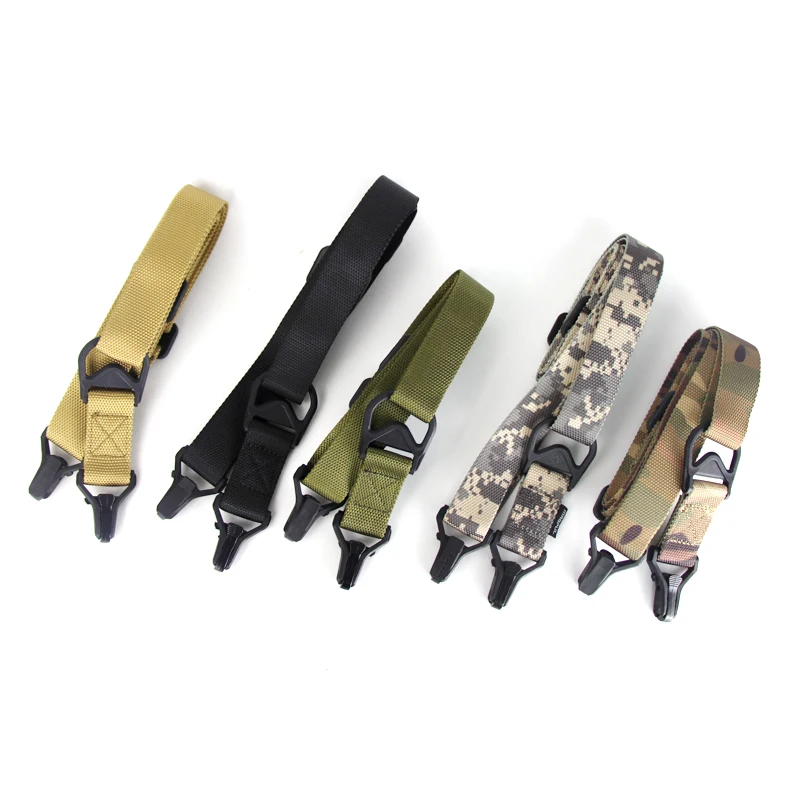 

Tactical Sling 2 Point Multi Mission Rifles Sling Adjustable Length Shoulder Straps Gun Military Elastic Gear Gun Accessories