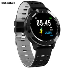 Смарт-часы Beseneur CF58 IP67, водонепроницаемые, из закаленного стекла, фитнес-трекер, монитор сердечного ритма, спортивные мужские wo мужские умные часы