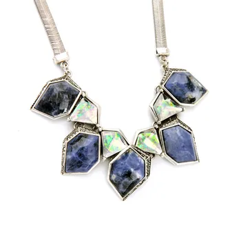 

2017 Collares Collier New Arrival Chic Statement Jewelry Collar Necklace Fashion Geometric Stone Chokers Necklaces For Women