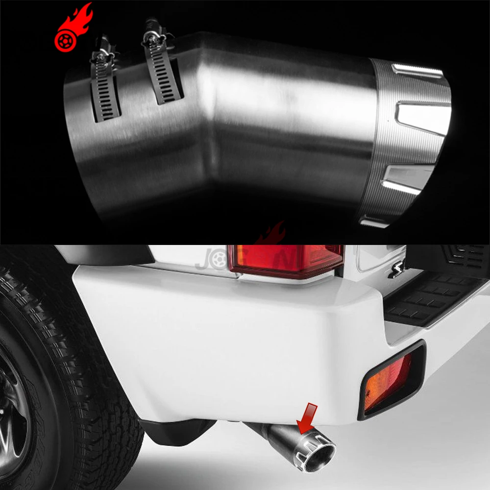 

2P Glossy & Matte Carbon Fiber Rear Tail End Tip Pipe Dual Exhaust Muffler For BMW G20 3 Series G01 G02 X1 X3 X4 2018-2020