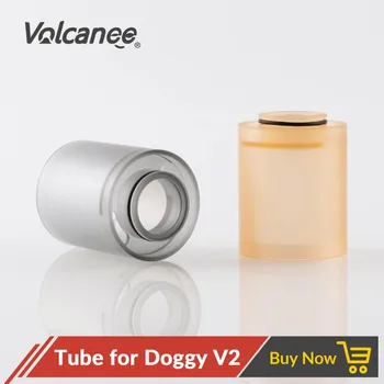 

Volcanee Doggy V2 2K18 Style RTA Replacement Tank Translucent Vape Tube Resin 22mm Diameter 3.5ml Atomizer for eCig accessories